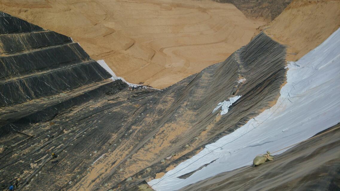 山西铝矿HDPE土工膜应用工程